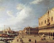 卡纳莱托 - 观看公爵宫